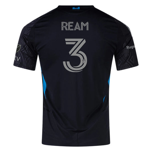 Authentic adidas Ream Charlotte FC Away Jersey 25/26