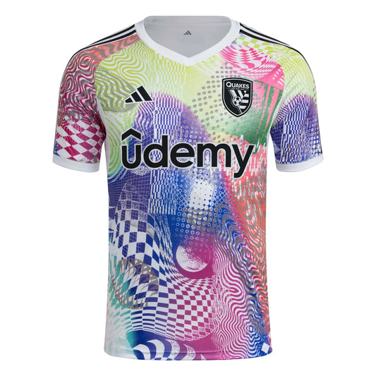 adidas San Jose Earthquakes Pride Training Jersey 2025